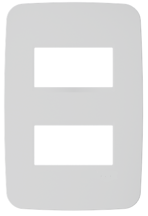 Origen Placa 4x2 2mod C/Suporte Sep