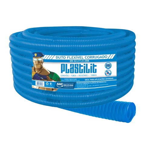 Eletrod Pvc Corrug 32mmx25mt Az C/ Norma