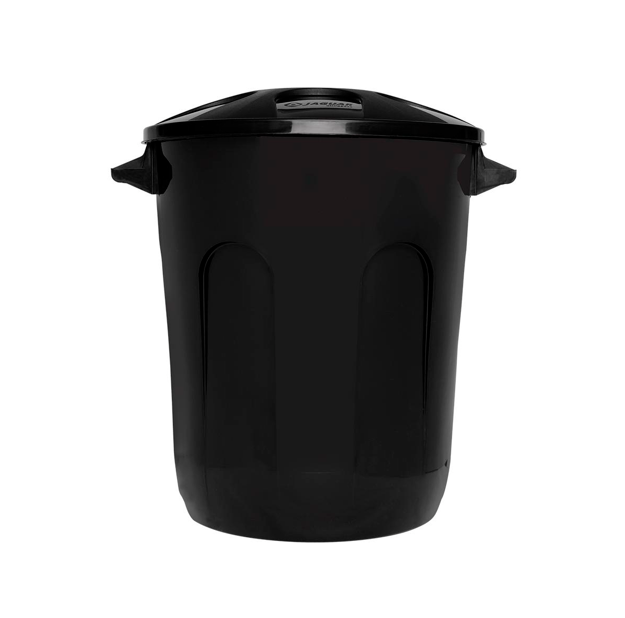 Cesto Plast Fechado Red C/Tampa 93lt Pt