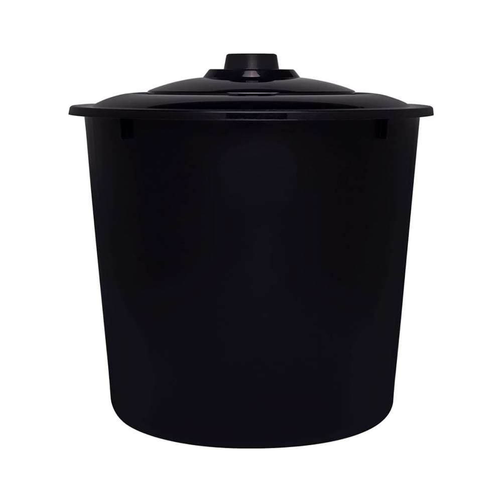 Lixeira Plast C/Tampa 5,5lt Pt