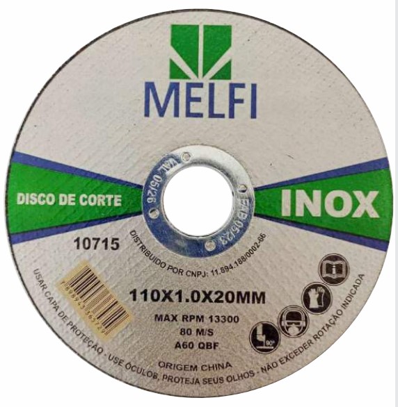 Disco De Corte  4.3/8x1/25x51/64 Inox
