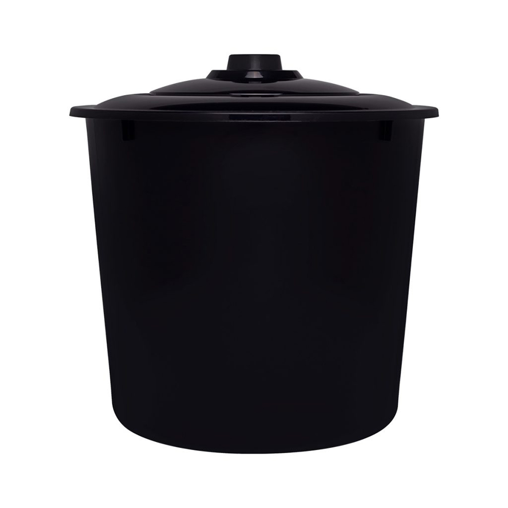 Lixeira Plast C/Tampa 7,5lt Pt