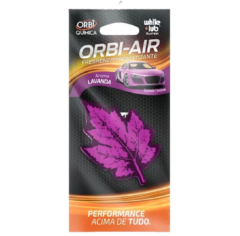 Aromatizante P/Carro Folhinha Lavanda