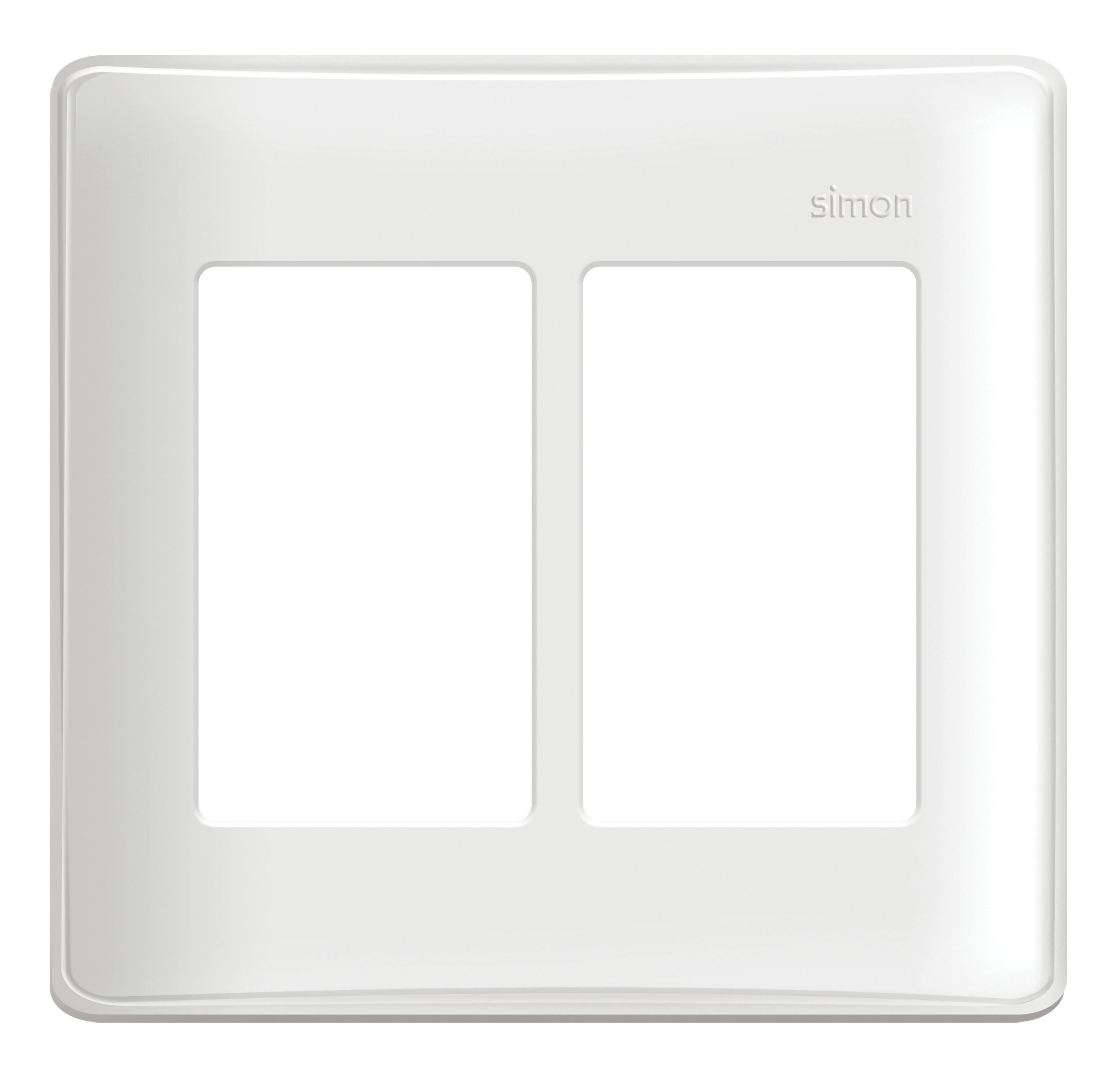 Simon 19 Placa 4x4 6mod C/Suporte