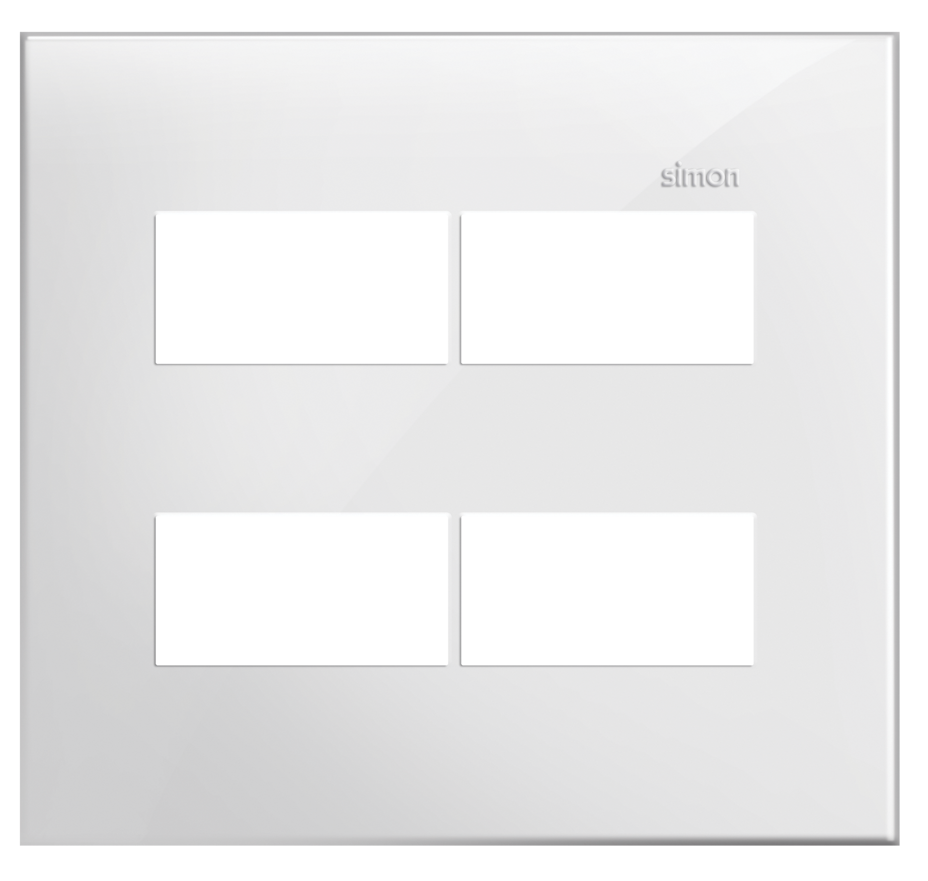 Simon 35 Placa 4x4 4mod Sep