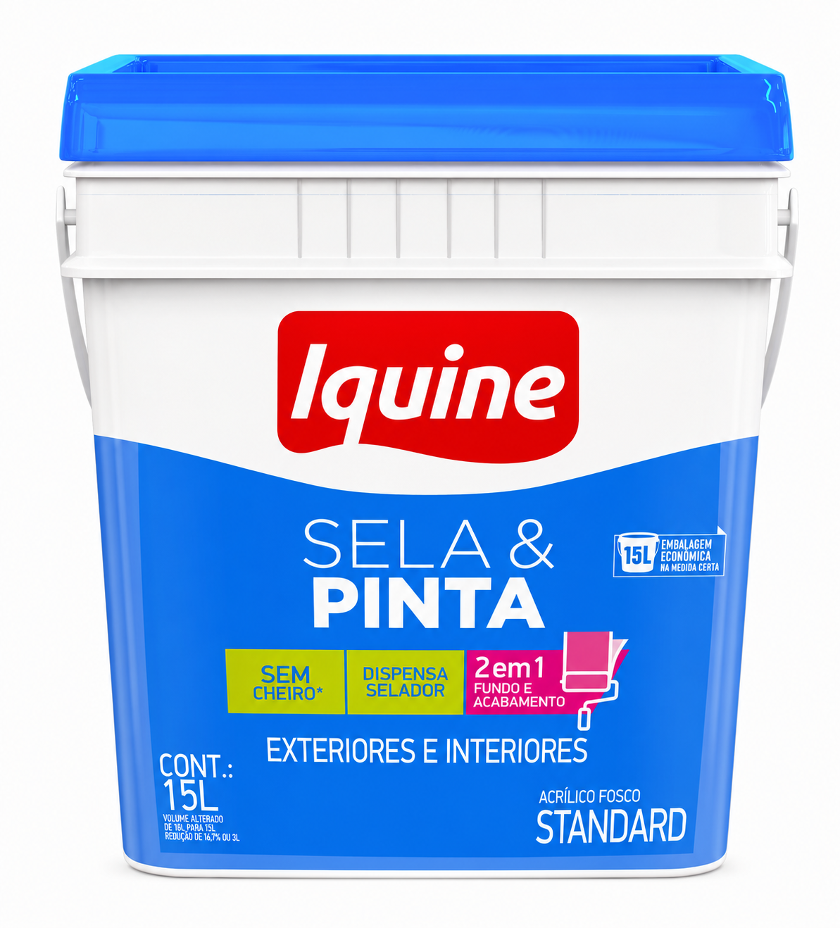Tinta Acr Fo Std 15lt Sela&Pinta Marfim