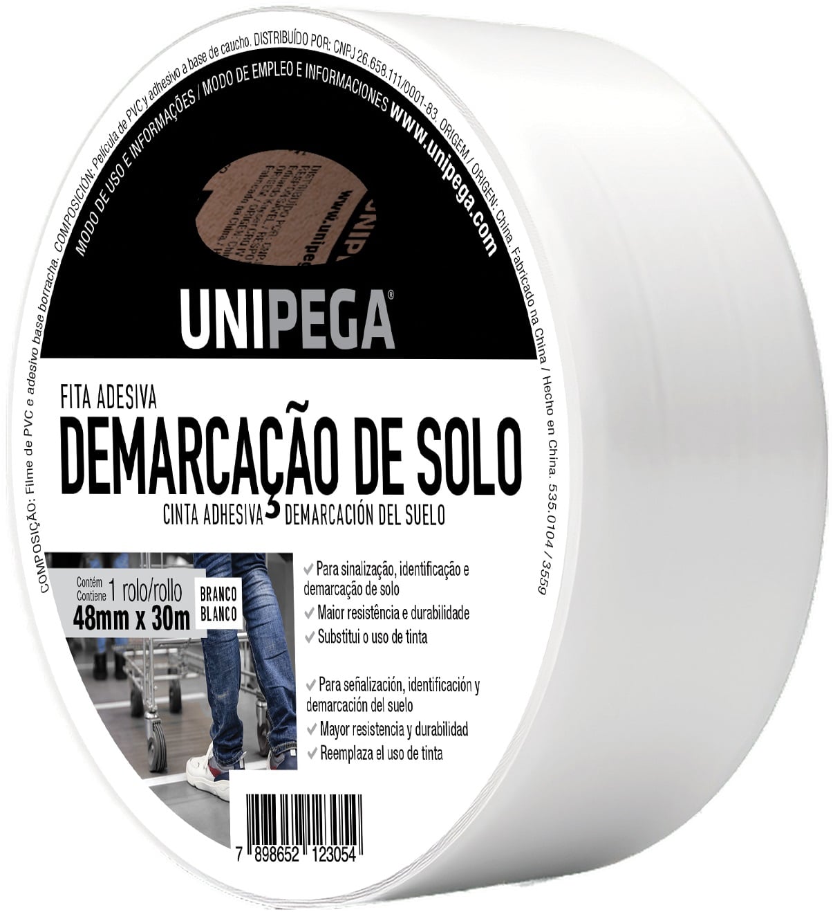 Fita Demarcacao Solo 48mmx30mt Br