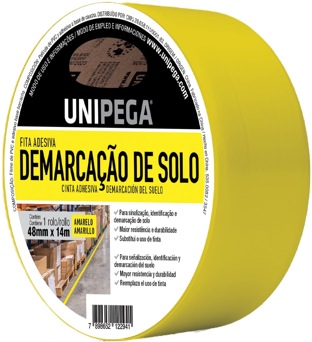 Fita Demarcacao Solo 48mmx14mt Am