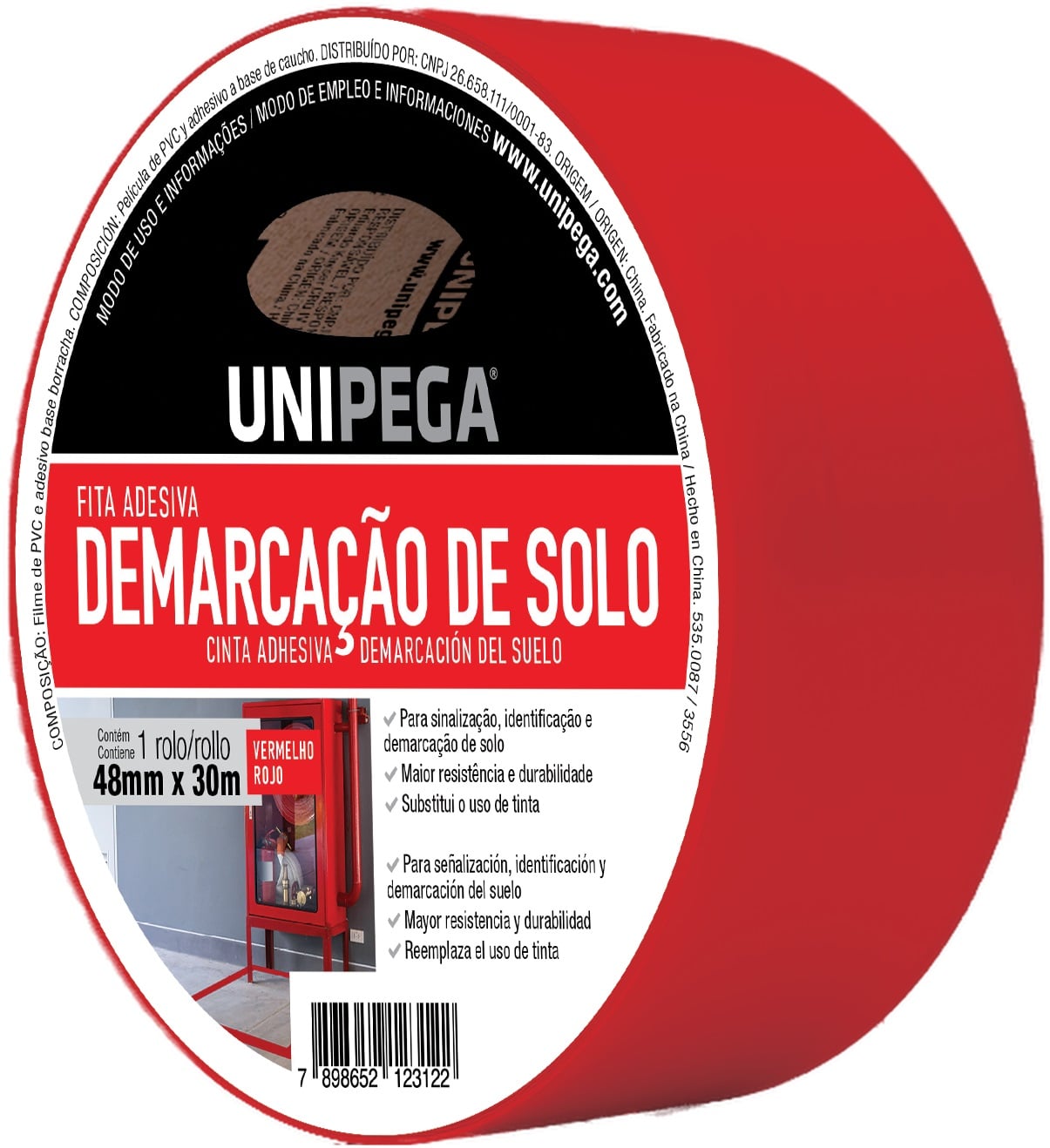 Fita Demarcacao Solo 48mmx30mt Vm