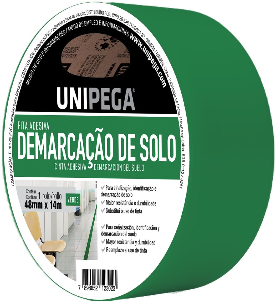 Fita Demarcacao Solo 48mmx14mt Vd