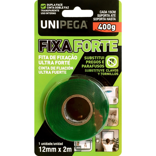 Fita D Face Acr 12mmx02mt Fixa Forte
