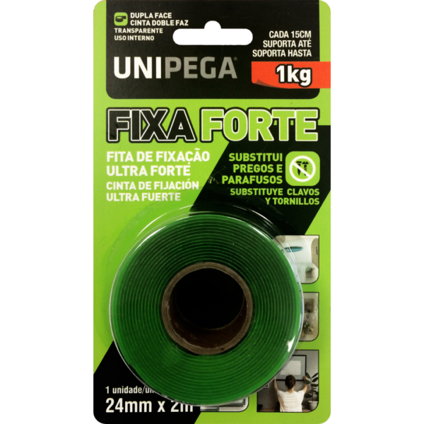Fita D Face Acr 24mmx02mt Fixa Forte