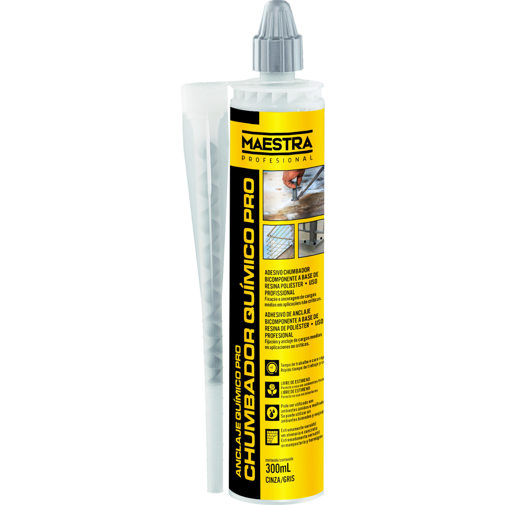 Chumbador Quimico Fis P 300 T 480g