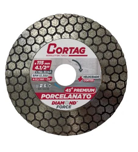 Disco Diam P/Chanfro 45g Premium 115mm