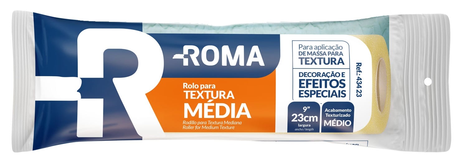 Rolo De Textura 23cm Medio 434 23