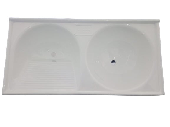 Tanque De Fibra Duplo 1,20x60cm Br