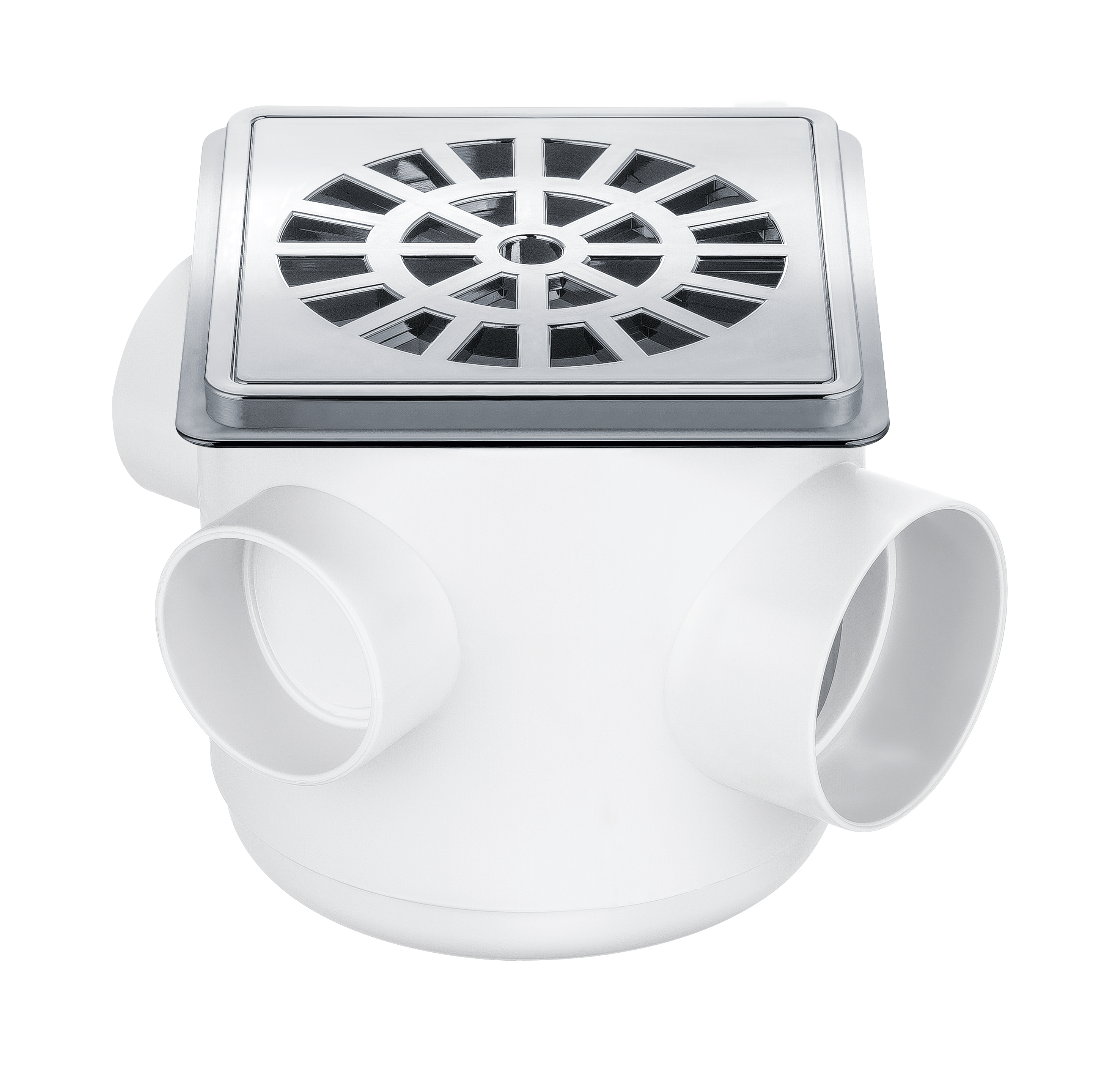 Caixa Sif 3 Entr Quad 100x100x50mm Cr