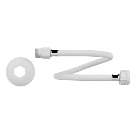 Engate Pvc Flex 1/2”  30cm Reforcado