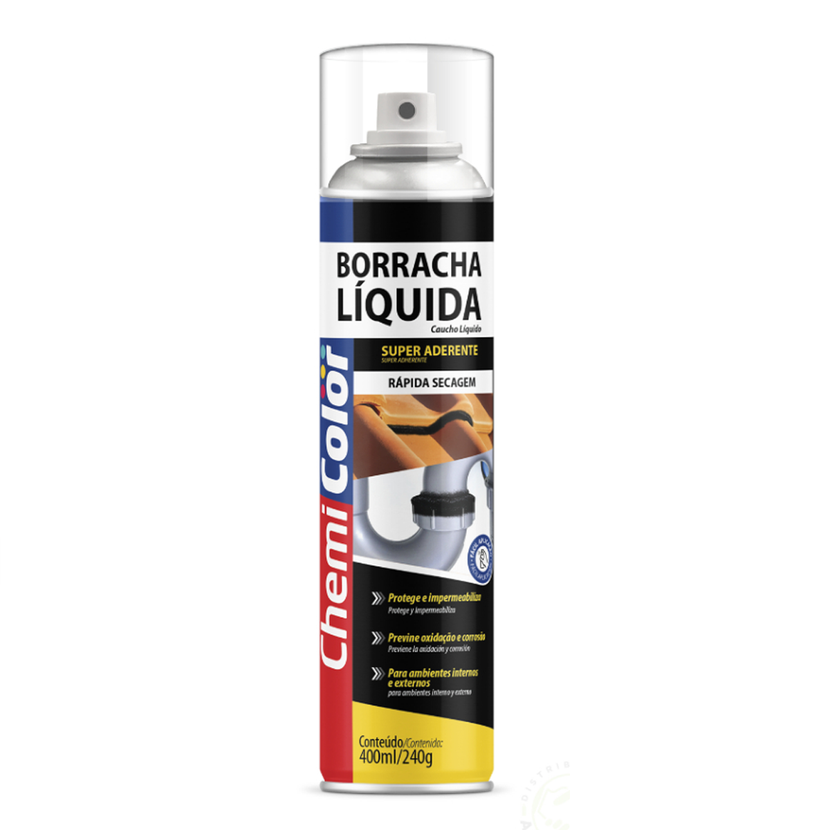 Borracha Liquida 400ml Transparente
