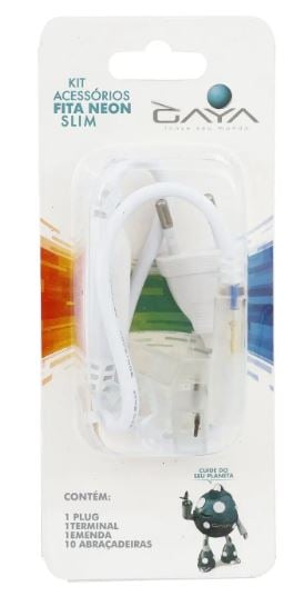 Kit Conector P/Fita Neon Slim 24v