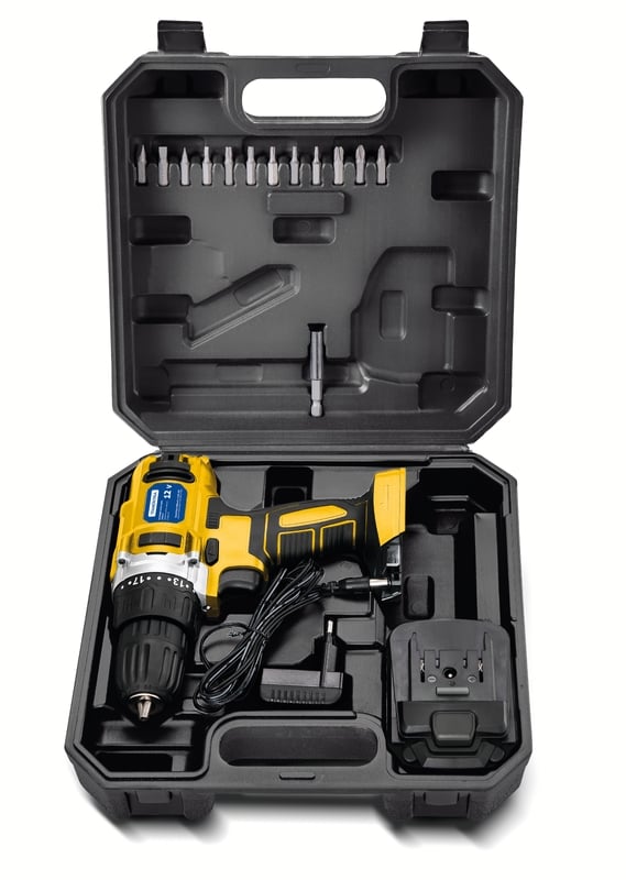 Parafusad/Furad Bat 12v 3/8” 800rpm 16pc