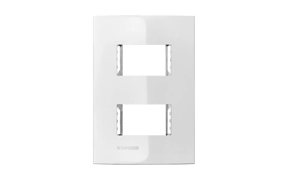 Iris Placa 4x2 2mod C/Suporte