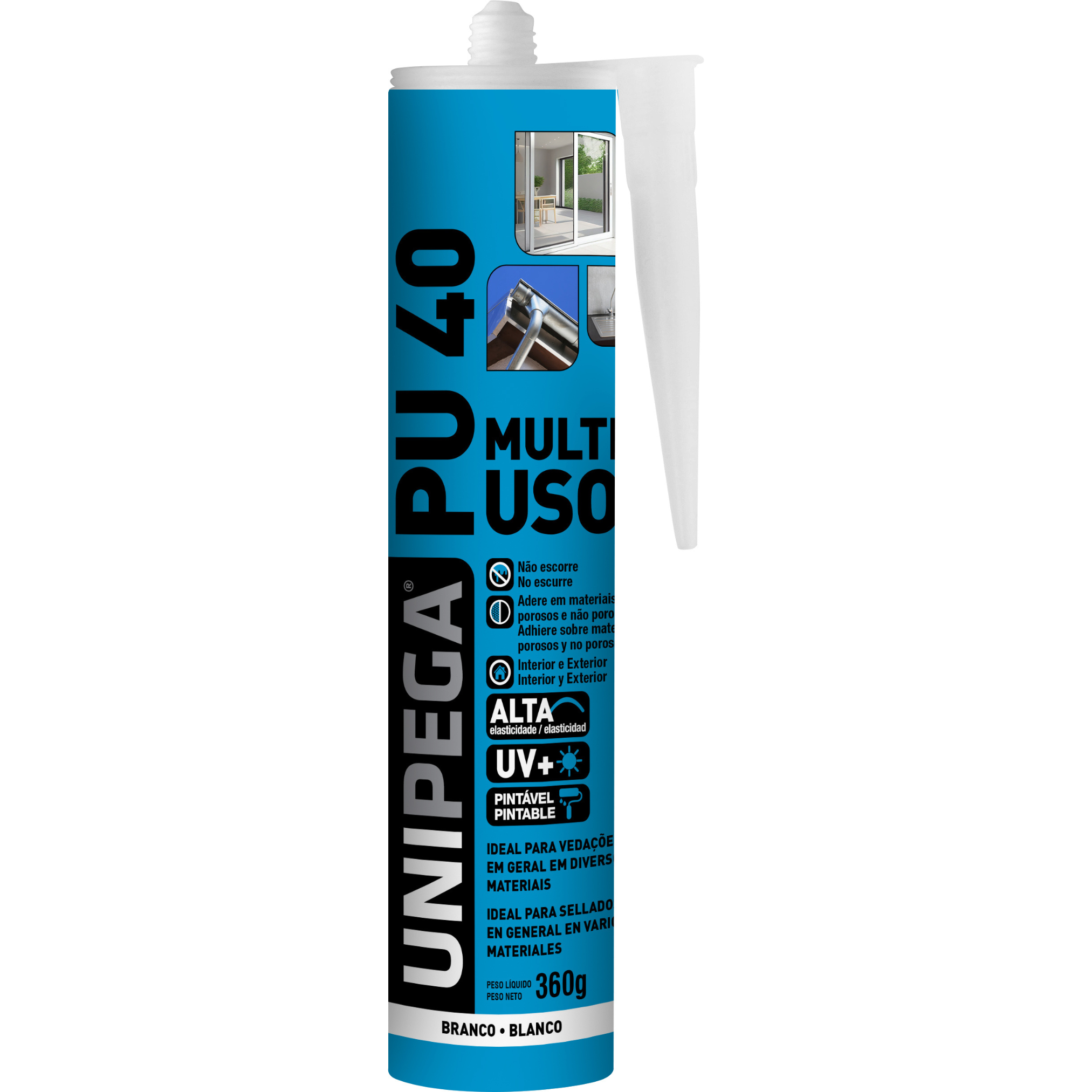 Selante Pu Branco 360gr Pu40