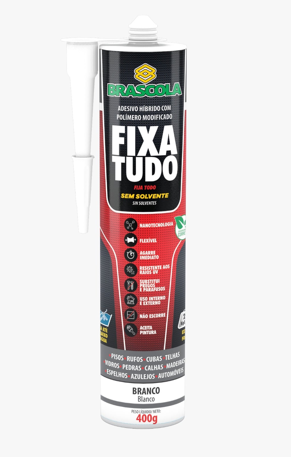 Adesivo Fixa Tudo Branco 400gr