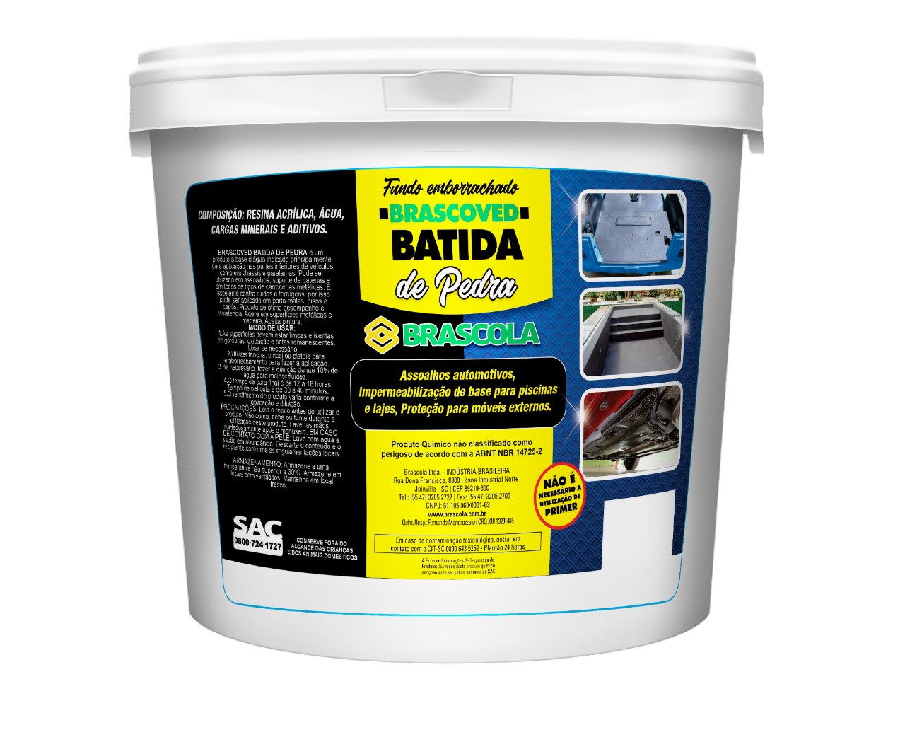 Batida De Pedra Pt 4kg