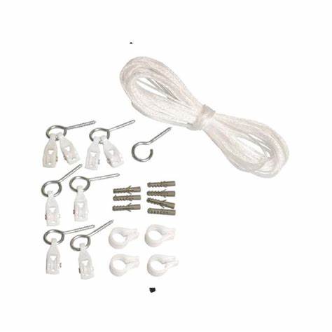 Kit P/Varal De Teto C/Cordao Poliet 13m