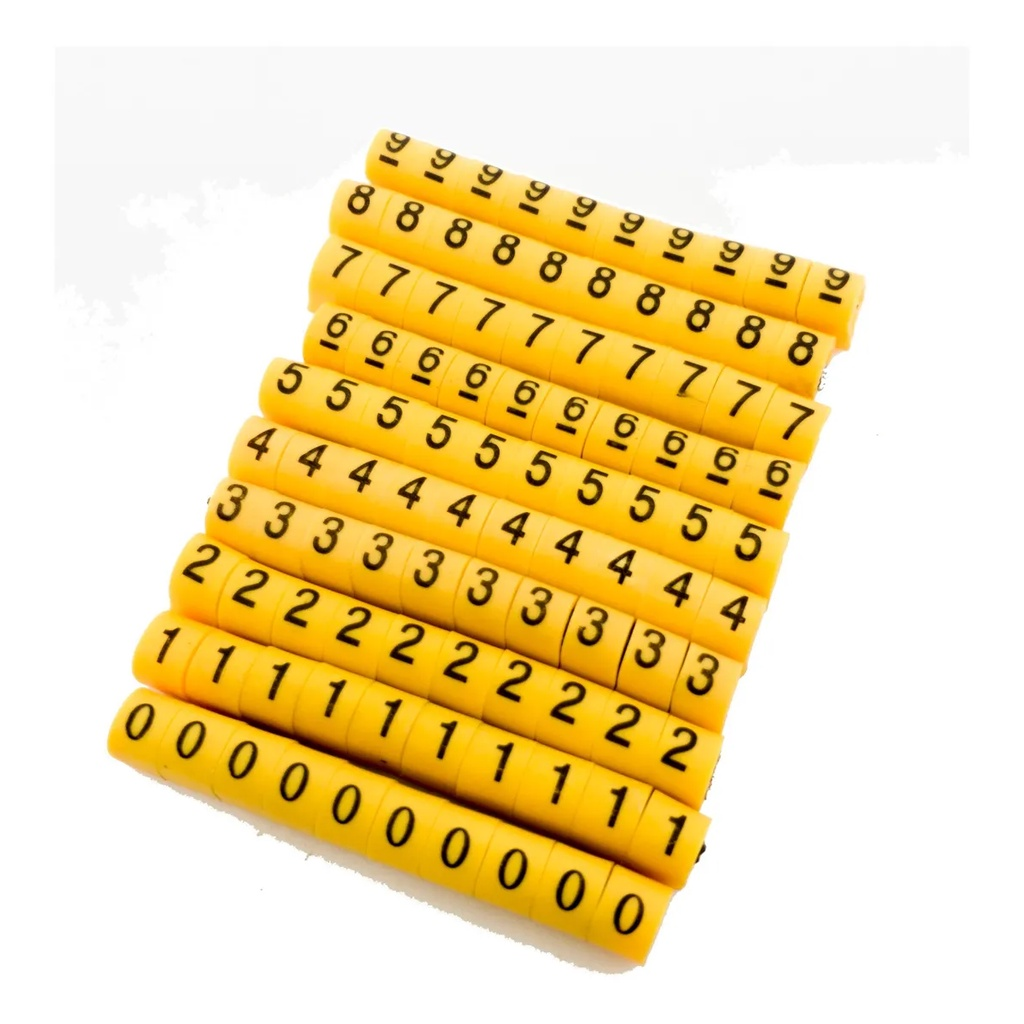 Marcador Mhg2/5 0,5 A 06mm ”4” (100pc)