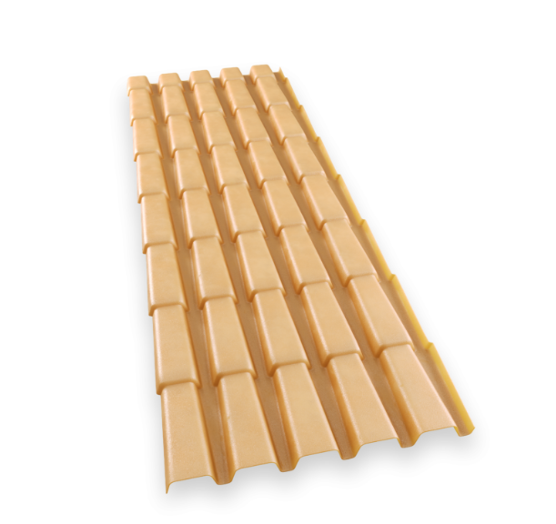 Telha Pvc Romana Marfim 1,96x0,81mt