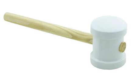 Martelo Borracha 40mm Br Cabo Madeira
