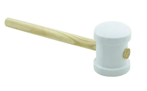 Martelo Borracha 80mm Br Cabo Madeira