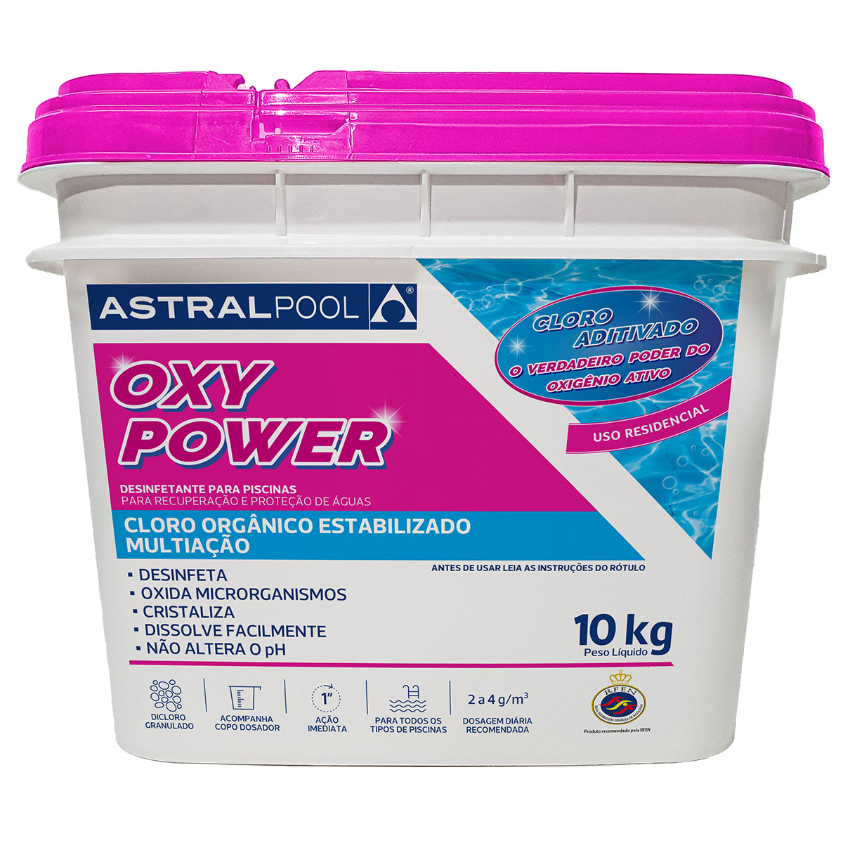 Cloro Oxypower 3x1 Multipl Acao 10kg