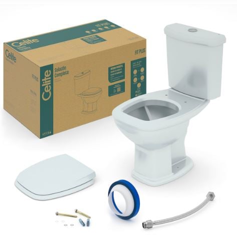Bacia C/Cx Acop Br Fit Plus Eco Kit Comp