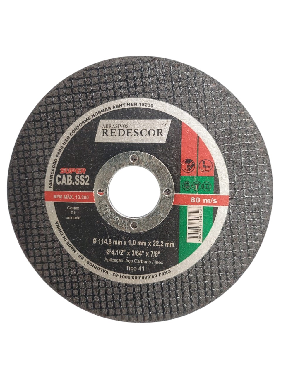 Disco De Corte  7x1/16x7/8” Inox