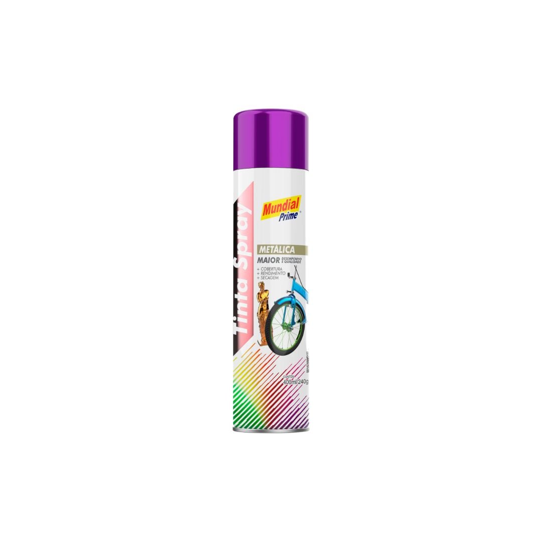 Tinta Spray Metal Violeta 400ml 240gr