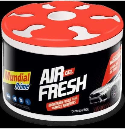 Aromatizante P/Carro Gel 100gr Morango
