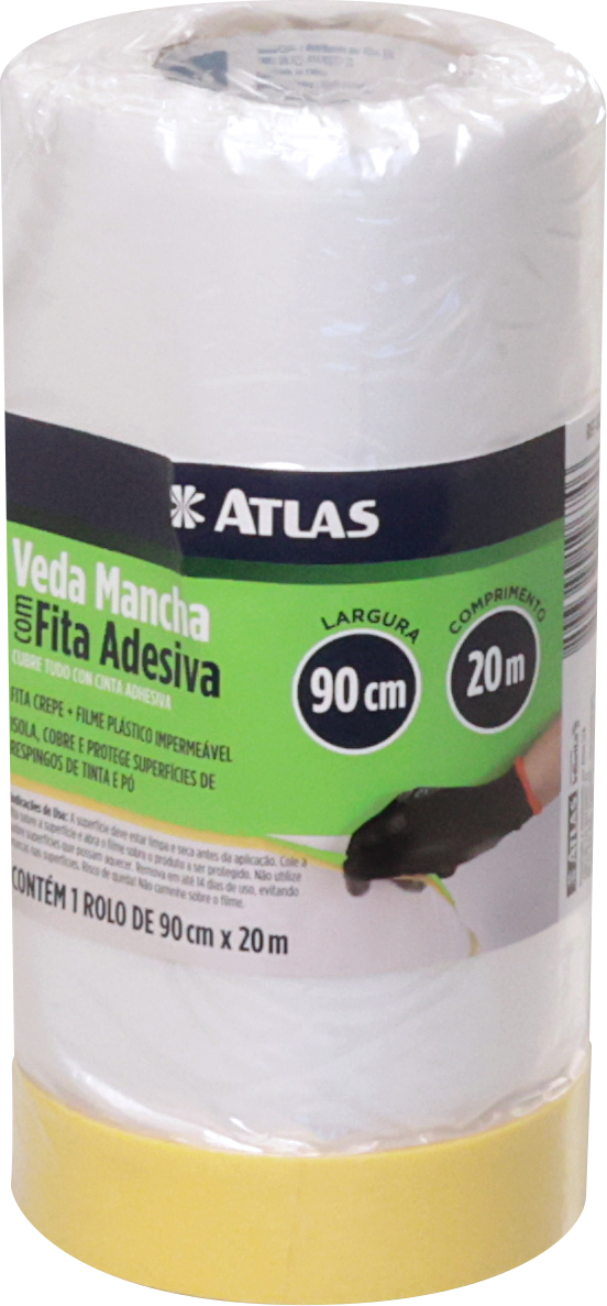 Protetor De Pintura 0,90x20mt C/Fita