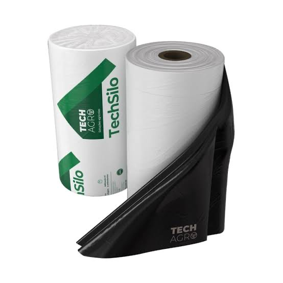 Lona Preta/Branca  8x50mt 48kg Silo