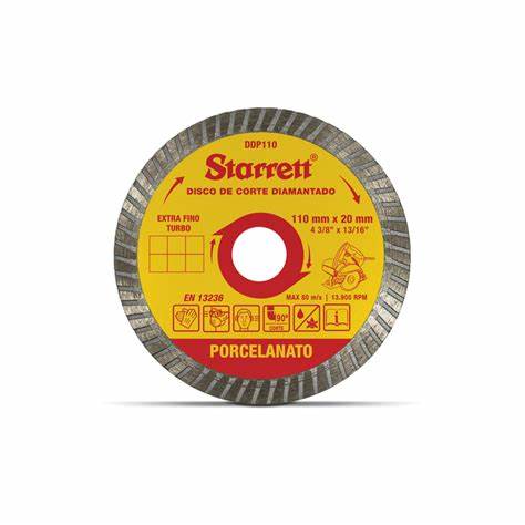 Disco Diam Turbo Porcelan Prof 110mm