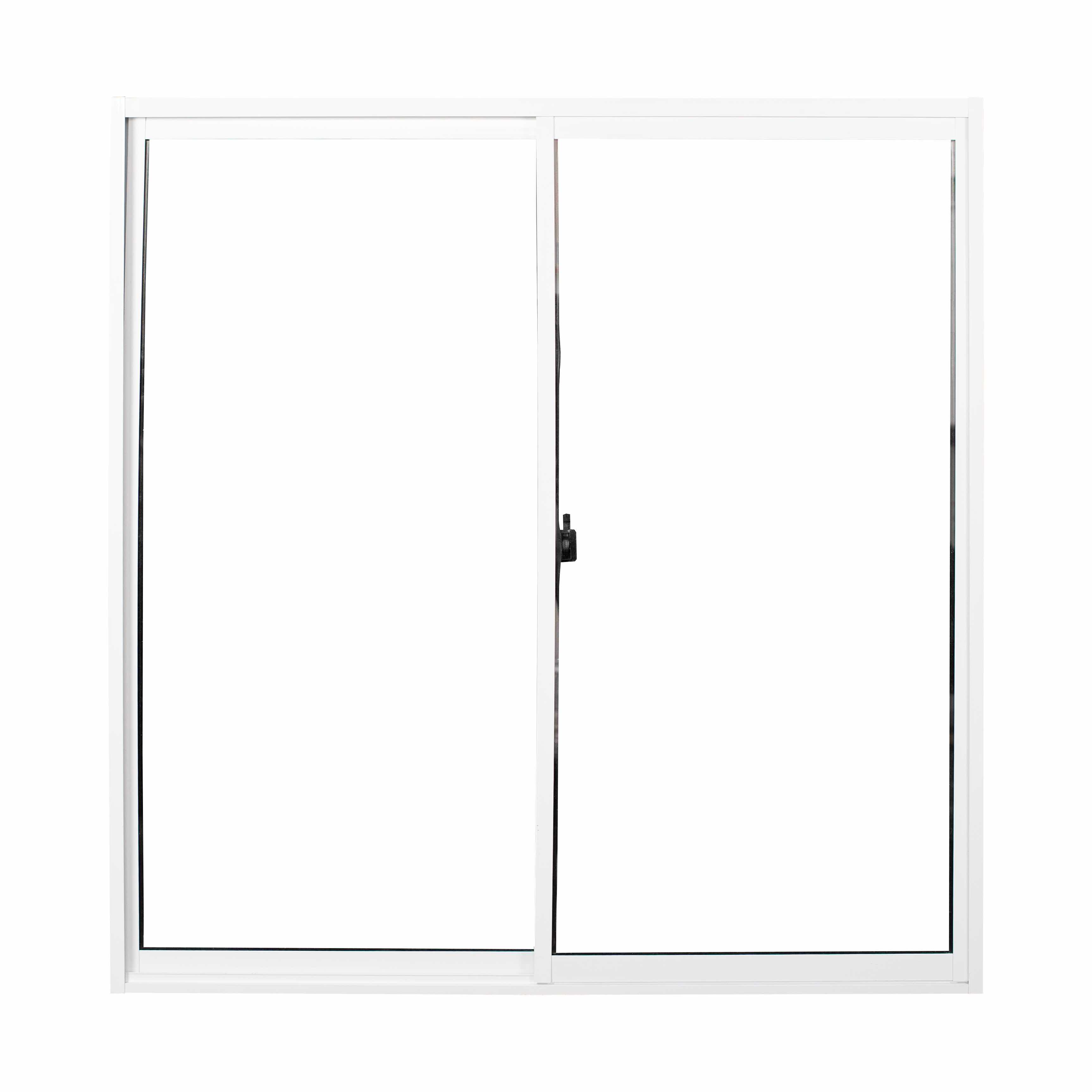Janela Alum Correr Liso 2fl 1,00x1,00 Br
