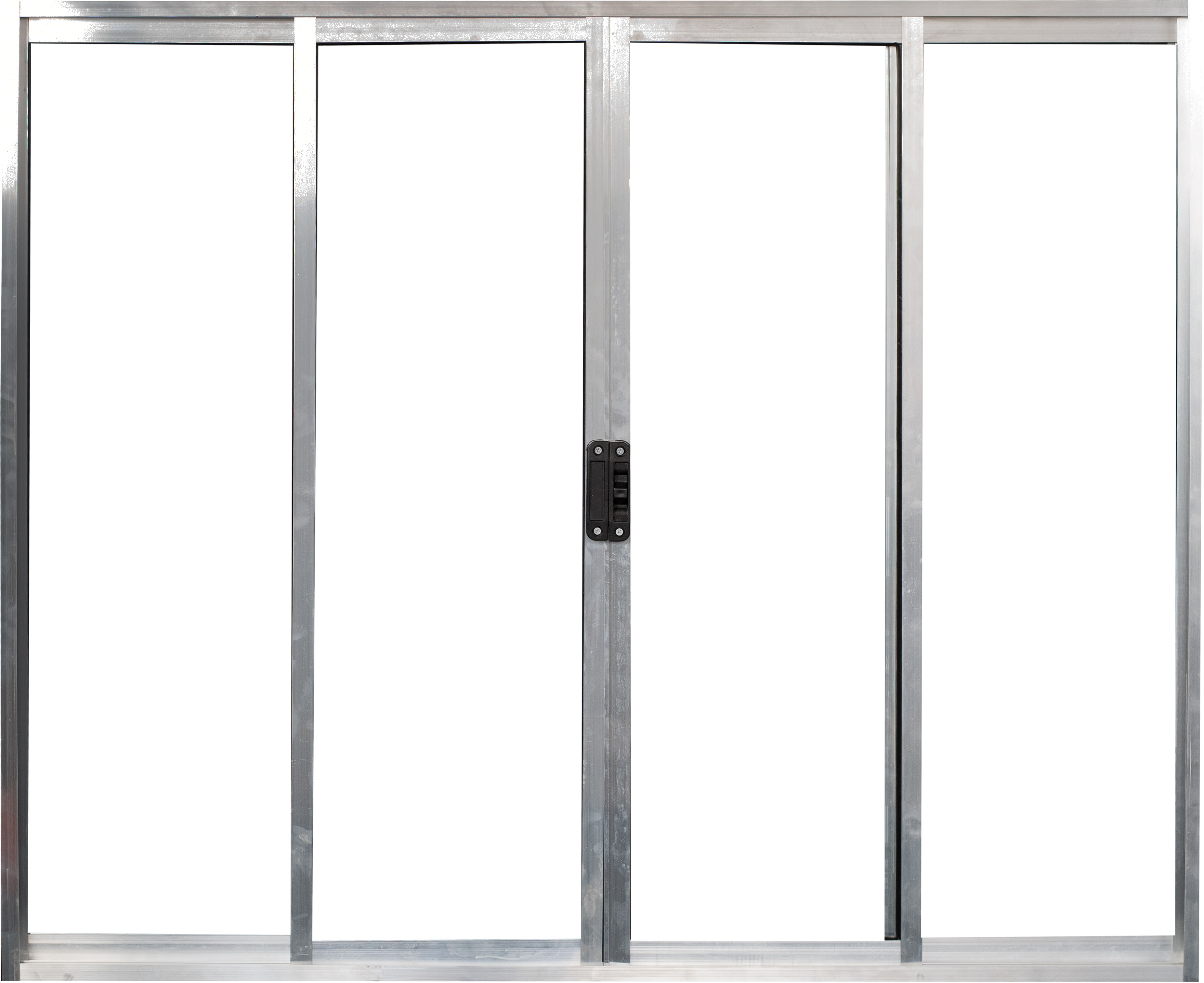 Janela Alum Correr Canal 4fl 1,50x1,00