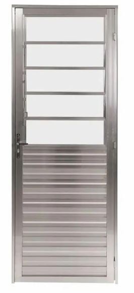 Porta Alum Basc Post Canal 0,80x2,10 Dir