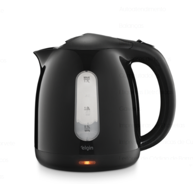 Chaleira Elet 1,7lt Pt 220v C/Visor