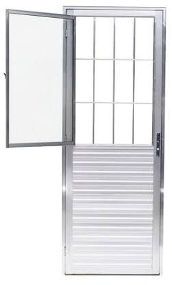 Porta Alum Liso Post 0,80x2,10 Esq