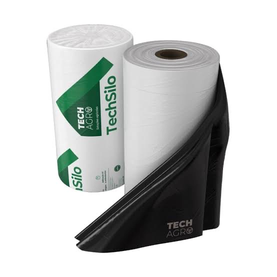 Lona Preta/Branca  8x50mt 50kg Silo