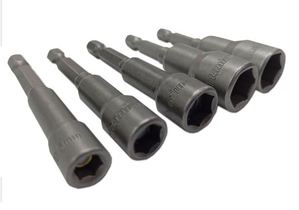 Jg Soquete Magnetico 7/16”X65mm C/5un