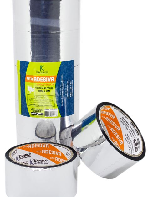 Fita Aluminizada 48mmx40mt